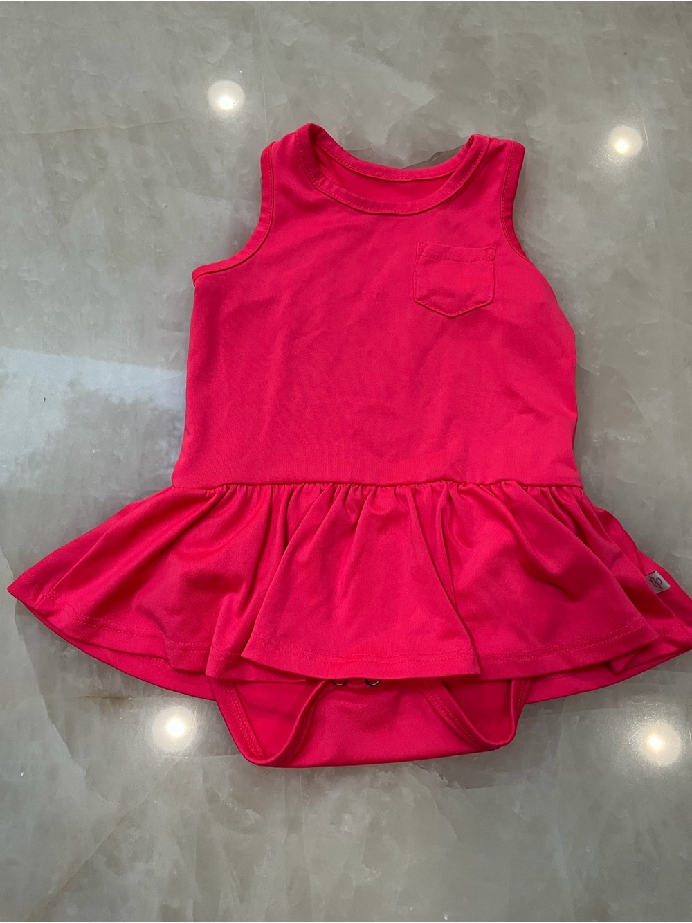 Posh Peanut Bright/Neon Pink Twirl Dress Vintage